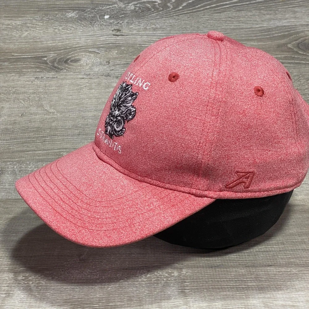 Whistling Straits Ahead Hat Cap Strap Back Pink Golf Embroidered Mens‎ One Size